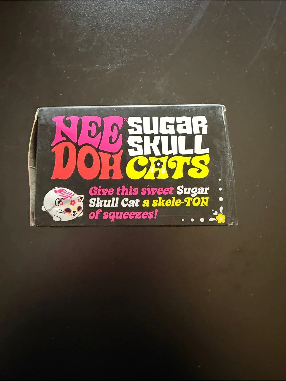 New Nee Doh Needoh Sugar Skull Cats Pink Squishy Sensory Toy Schylling 3+